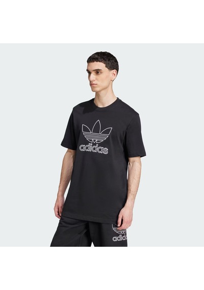 Black Adidas Erkek Günlük T-shirt Outl Tref Tee Jp1088 Siyah