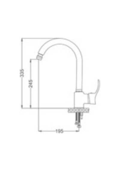 Gms Akdeniz Lavabo + Banyo + Eviye Batarya Set Beyaz - Krom Beyaz