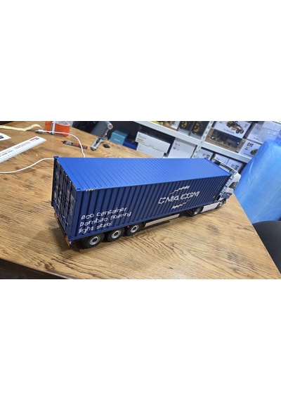 1/24 Volvo Fh5 Xl 500 + Cma Cgm Konteyner Treyler Solido