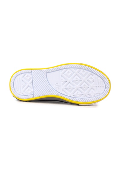 Kiko Kids Linen Cırtlı Erkek Bebek Keten Spor Ayakkabı Gri