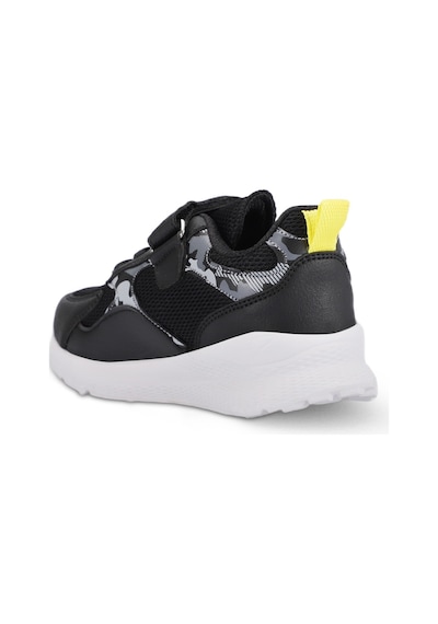 Slazenger KASHI KTN Çocuk Cırt Cırtlı Siyah - Kırmızı Sneaker