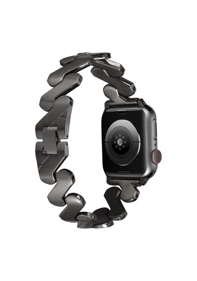 Apple Uyumlu  Watch 42 MM Kordon Krd-80 Metal Strap Kayış