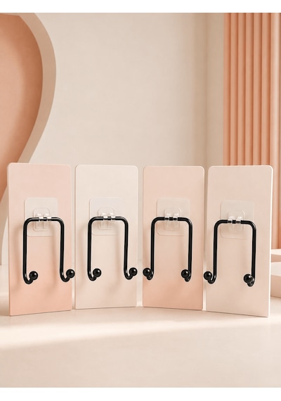 4 Adet Set İki Yapışkanlı Askı