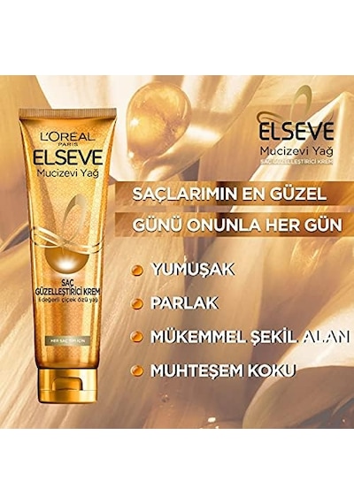 Mucizevi Yağ Saç Güzelleştirici Krem 150 Ml - Kuru Ve Sert Saçlar İçin