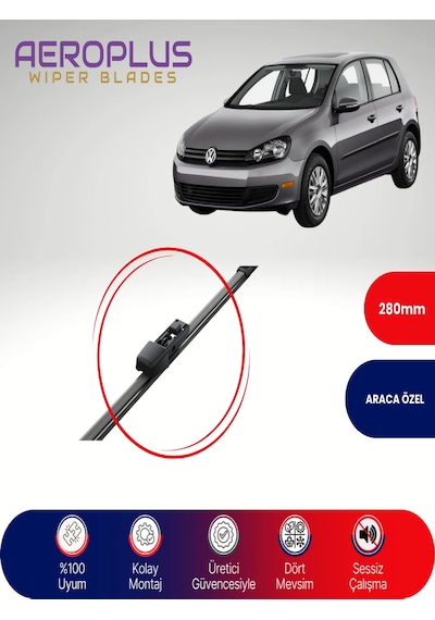 Aeroplus VW Golf 6 Arka Silecek 2009-2012 5K1