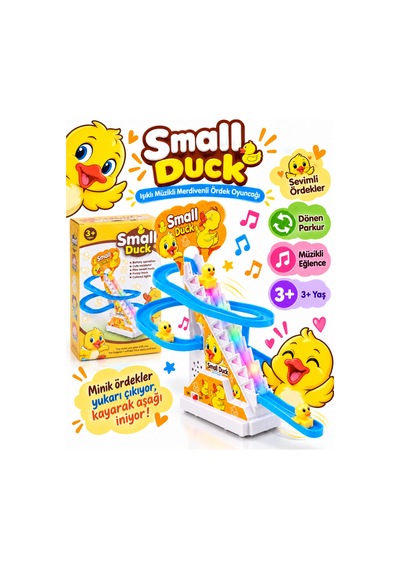 Dön Dolaş Ördekler Işıklı Müzikli Merdiven Small - 922828580