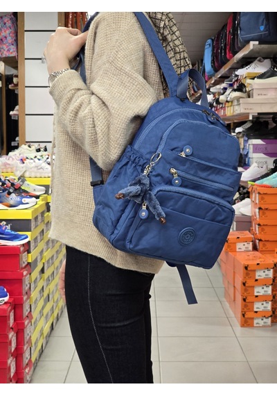 My Polo 2113-8745 Kadın Krinkıl Kumaş Çok Gözlü Astarlı Petli Su Çok Renkli