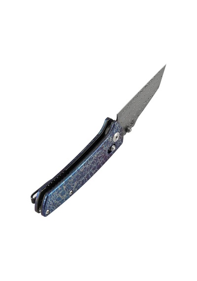 Kansept Main Street Yıldırım Çarpması Kaplamalı Titanyum Sap Damascus Çelik Çakı K1015v6 Kum