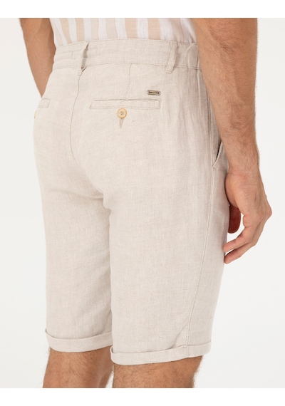 Pierre Cardin Erkek Bej Şort / Bermuda 50288507-vr011 Bej