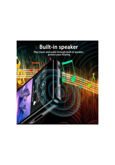 Dokunmatik Ekranlı Bluetooth Lu Mp3 Mp4 Player Dahili Hoparlör Müzik Çalar 4gb Hafızalı Mp Player