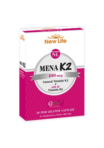 New Life Mena K2 30 Kapsül