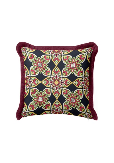 Otantik Mandala Tasarımlı Saçaklı Yastık Kılıfı - Etnik Retro Lacivert Bordo Püsküllü Kırlent Kılıfı Kadim Sahil Lime Otantik Mandala Tasarımlı Saçaklı Yastık Kılıfı - Etnik Retro Lacivert Bordo Püsküllü Kırlent Kılıfı Kadim Sahil Lime