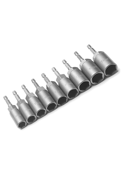 15 Parça Bits Saplı Lokma Seti Matkap Için 5,5 Mm - 19 Mm