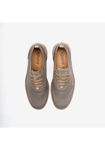 IGI&Co Klasik Ayakkabı Erkek 1104099 Igı&co Urt 11040 Fussbett Vıtello Dark Grey Gri