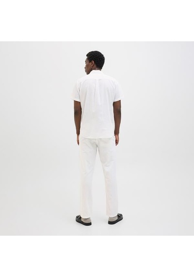 Jack&jones Jack Jones Pantolon Kane Summer Linen Blend Jogger Beyaz