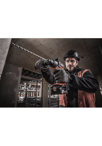 AEG BSB 18C3BL-502C Kömürsüz 5ah Çift Akülü Darbeli Matkap - T4935478939