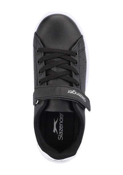 Slazenger PIANO I Çocuk Cırt Cırtlı Siyah / Beyaz Günlük Spor Ayakkabısı