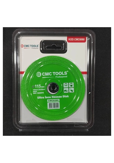 Ultra İnce Hassas Disk Cam-Porselen-Granit-Şişe-Elmas-Fayans 115x22mm Cmc6080