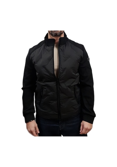Guess M6rl10wj232 Stretch Quilted Erkek Mont Siyah