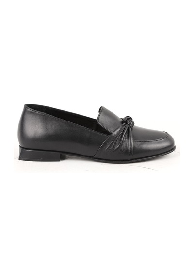 Libero Kadın Loafer Ayakkabı Siyah Hakiki Deri Düğüm Fiyonk Detaylı Düz Topuk Günlük Ofis Kauçuk Taban L031.26103923 Libero Kadın Loafer Ayakkabı Siyah Hakiki Deri Düğüm Fiyonk Detaylı Düz Topuk Günlük Ofis Kauçuk Taban L031.26103923