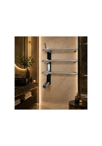 Elektrikli Havlupan 50x48xh100 Cm 60 Watt 65 C Krom