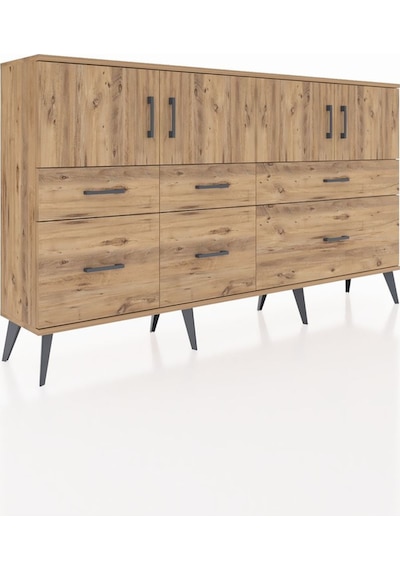 Arges Konsol 4 Raflı 6 Çekmeceli 4 Kapaklı 176x30x99 Çam-çam Atlas Çam - Atlas Çam Arges Konsol 4 Raflı 6 Çekmeceli 4 Kapaklı 176x30x99 Çam-çam Atlas Çam - Atlas Çam