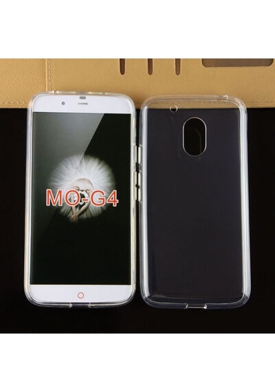 Lenovo Moto G4 Kılıf Şeffaf Onyx Tpu Süper Silikon Kapak Renksiz/şeffaf