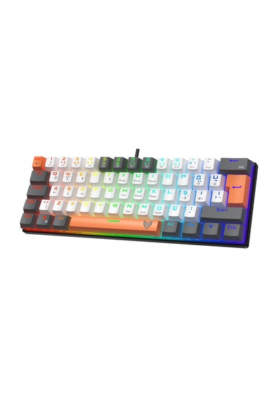 Striker Rgb Mekanik Gaming Oyuncu Klavyesi Red Switch Q Tr Mix Renk