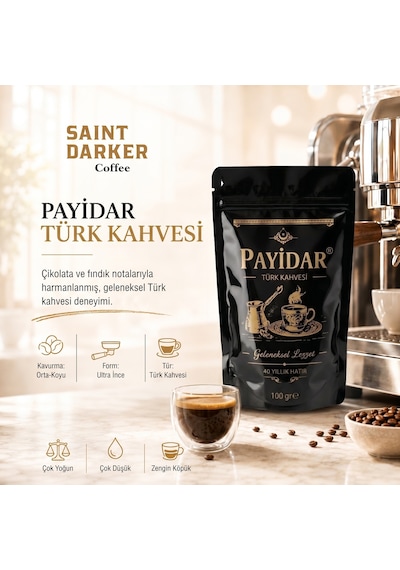 Payidar Nitelikli Türk Kahvesi 100 G