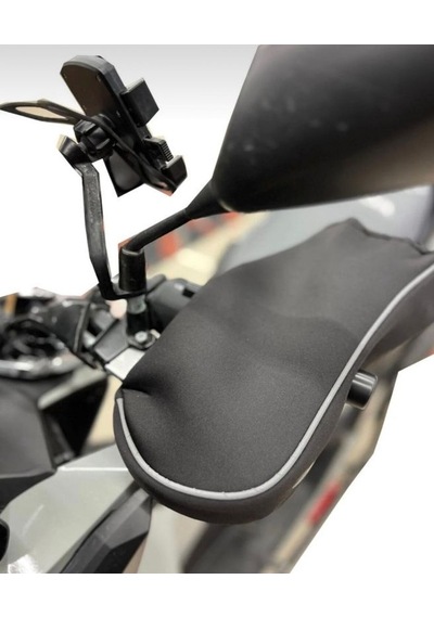 Ebakbak Motosiklet Pcx Vb Scooter Uyumlu Neopren Kumaş Elçik Üniversal El Rüzgar Koruma