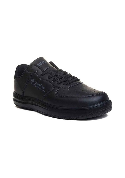 Best Of 042-26 Deri Anatomik Bağcıklı Sneaker 36-40 Siyah