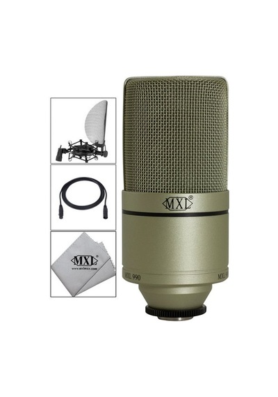 Mxl 990 Complete Bundle Vokal Enstrüman/Youtuber/Podcast Mikrofon