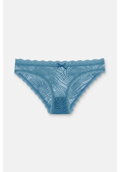 Suwen 3'lü Dantelli Normal Bel Slip Külot None