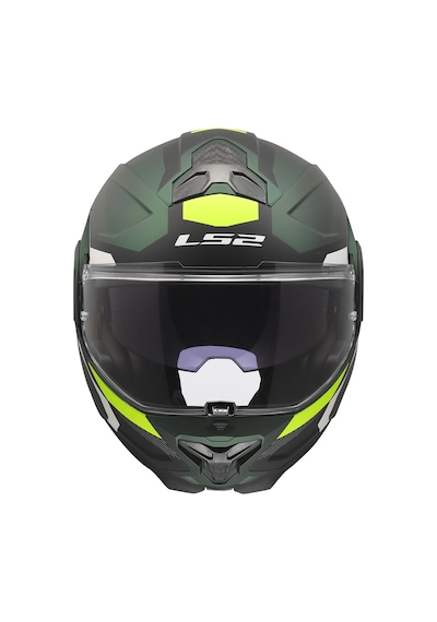 Ls2 Advant 2 Trıple Mat Yeşil-siyah-neon Sarı Kask Neon Sarı