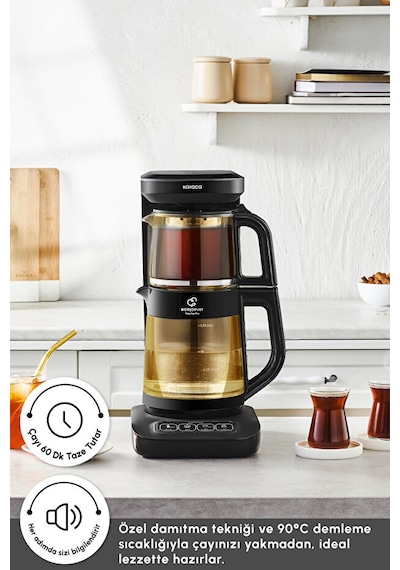Karaca Robotea Pro Connect 4 In 1 Konuşan Cam Çay Makinesi