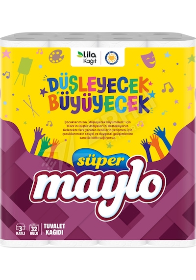 5 Adet Maylo Tuvalet Kağıdı 3 Katlı 32'li
