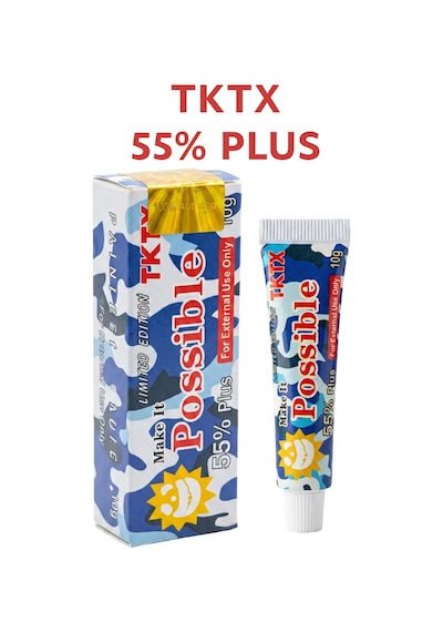 Tktx Mavi %55 Dövme Ve Kalıcı Makyaj Öncesi Cilt Kremi 10g