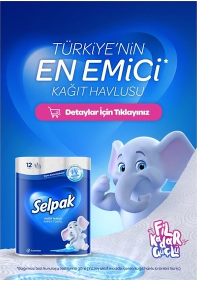 Selpak Kağıt Havlu 48 Rulo