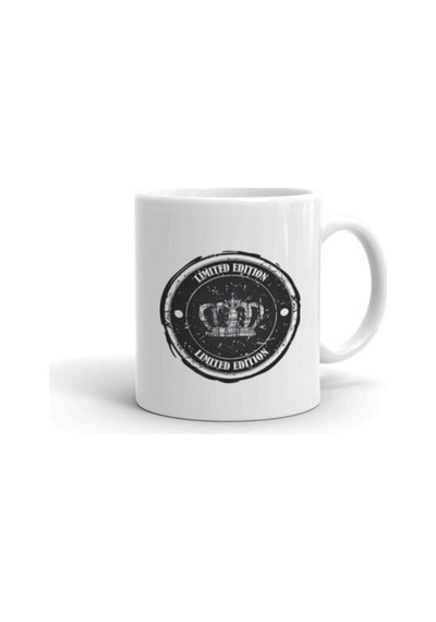 Limited Edition Baskılı Kupa Beyaz