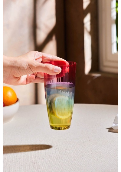 Karaca  Dolce Meşrubat Bardağı 350 Ml Kırmızı