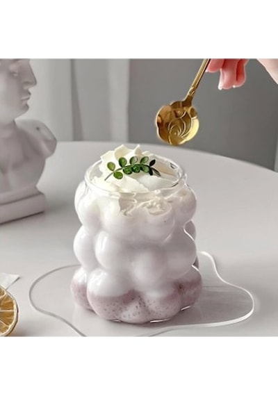 Borosilikat Bubble Bardak Şeffaf