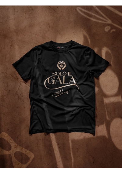 Gsstore Galatasaray Solo Il Gala Erkek T-shirt E251550 Siyah