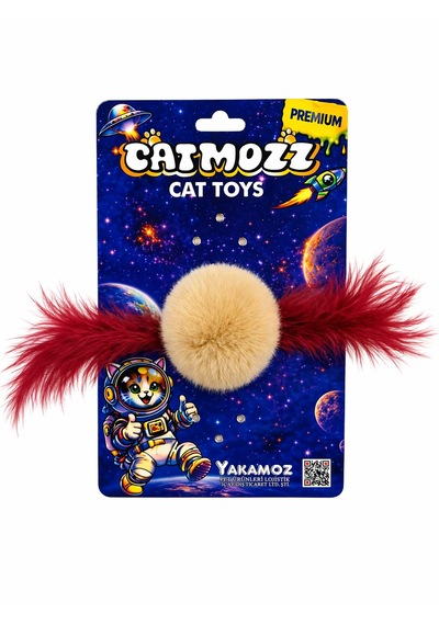 Catmozz Premium Peluş Ponpon Top Oyuncak