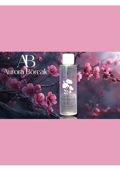 Aurora Boreale Beyaz Çiçek Aromalı Masaj Yağı 150 Ml - C-5223