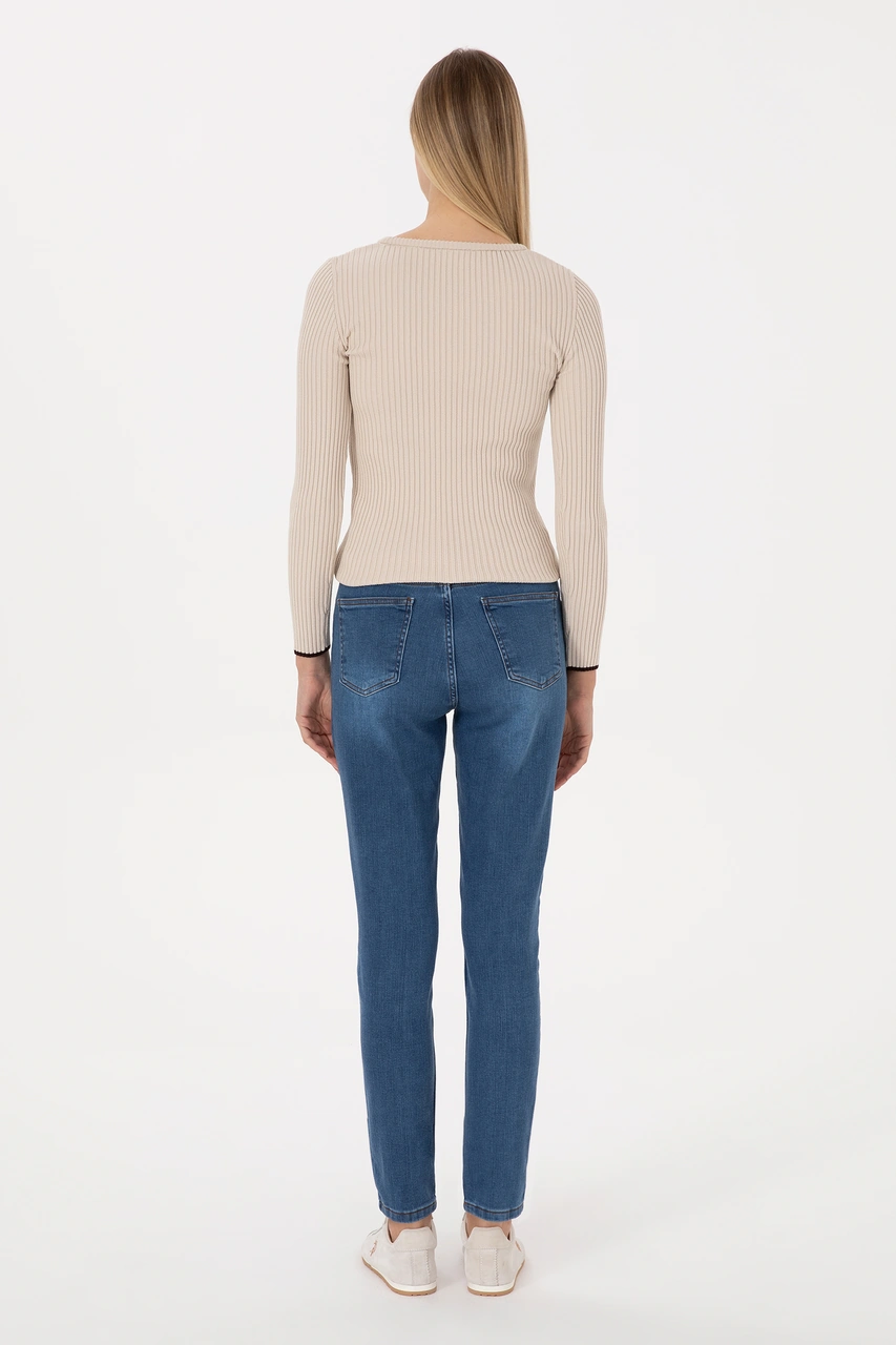 U.S. Polo Assn. Kadın Koyu Mavi Skinny High Waist Fit Jean Pantolon 50308078-DN0023 U.S. Polo Assn. Kadın Koyu Mavi Skinny High Waist Fit Jean Pantolon 50308078-DN0023