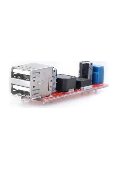 Electroon Çift USB Çıkışlı 9V-12V-24V-36V-5V DC 3A Dönüştürücü