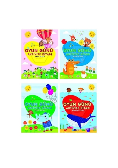 Oyun Günü Aktivite Kitabı 4 Kitap Set