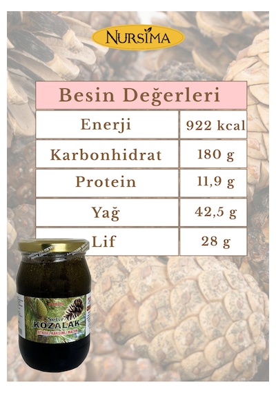 Kozalak Macunu Doğal Organik Bitkisel Karışım 420 Gr