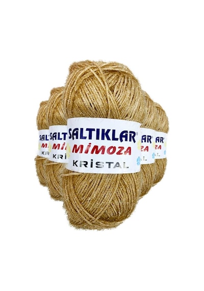5 Adet Mimoza Kristal Işıltılı Şal Patik Yelek İpi 100