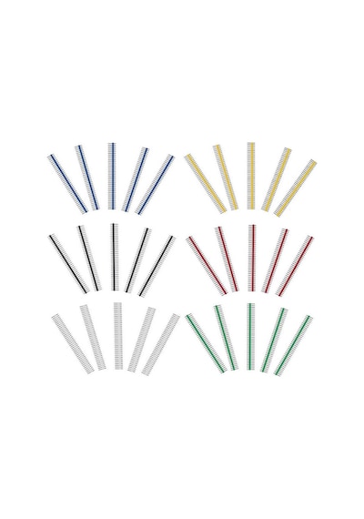 30 Adet 40 Pin Erkek Header Seti 6 Renkli 2.54mm Kırılabilir
